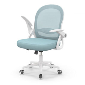Ergonomic Breathable Mesh Office Chair with Lumbar Support-Light Green