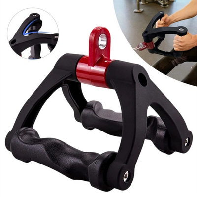 Ergonomic Double D Handle Cable Attachment - Triangle V Bar Grip for ...