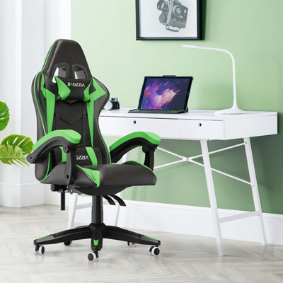 Stylish desk chair with lumbar support top