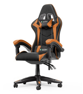 Ergonomic Gaming Chair,Soft PU Leather with Adjustable Reclining Back