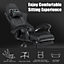 Ergonomic Gaming Chair with With footrest, Height-Adjustable Office & Computer Chair(Black)