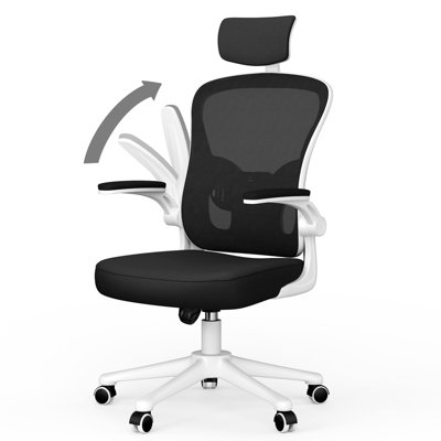 Office desk chair with deals adjustable arms