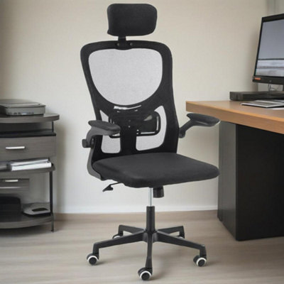 Ergonomic Mesh Office Chair with Adjustable Headrest, Lumbar Support ...