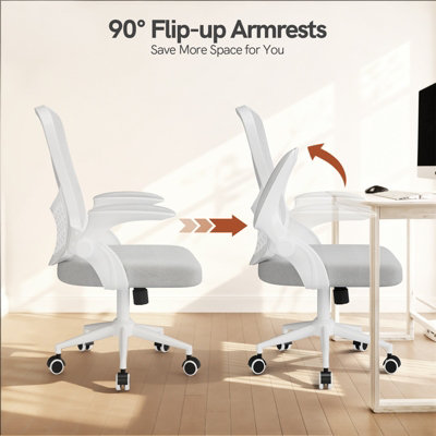 Ergonomic Office Chair with Lumbar Support, Adjustable Height, and ...