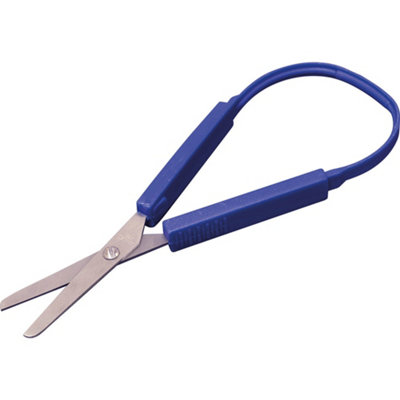 Ergonomic Stainless Steel Loop Scissors for Left and Right Handed Users