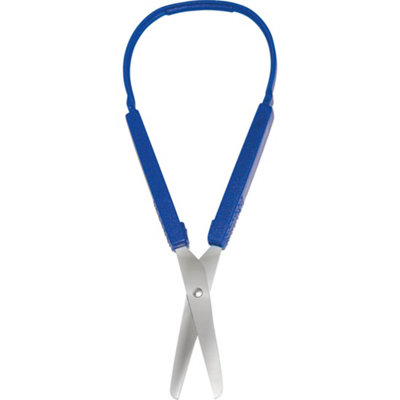 Ergonomic Stainless Steel Loop Scissors for Left and Right Handed Users