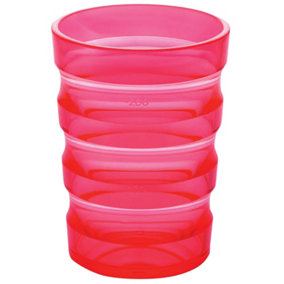 Ergonomically Designed Easy Grip Cup with Cap - Spill proof Nozzle - Pink