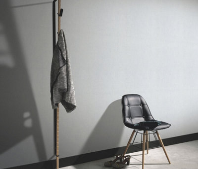Erisman Opus Dolce Structured Vinyl Wallpaper - Grey