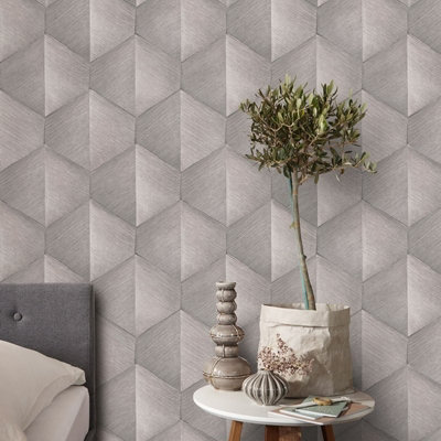 Erismann 3D Waves Fashion for Walls by Guido Maria Kretschmer Wallpaper