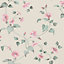 Erismann Abode Laura Floral Wallpaper Pink & Green 05549-02