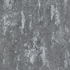 Erismann Casual Chic Distressed Industrial Concrete Effect Wallpaper
