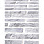Erismann Duplex Brick Wallpaper White (430310-BUR)