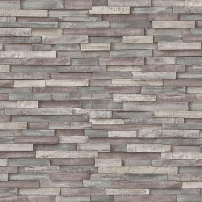 Erismann Imitations Wood Slat Grey Slate Wallpaper Slate Paste The Wall Vinyl