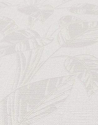 Erismann Largo Leaf Blown Vinyl Wallpaper - Beige