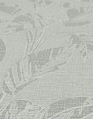 Erismann Largo Leaf Blown Vinyl Wallpaper - Green