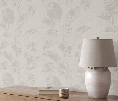Erismann Largo Leaf Blown Vinyl Wallpaper