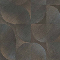 Erismann Martinique Geometric Tile Abstract Graphic Black Wallpaper
