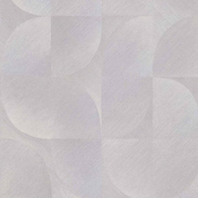 Erismann Martinique Geometric Tile Abstract Graphic Grey Wallpaper