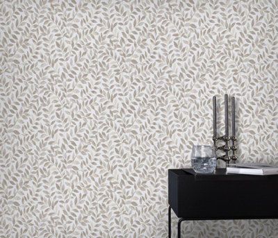 Erismann Opus Ameroso Blown Vinyl Wallpaper - Brown
