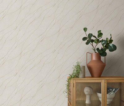 Erismann Opus Calore Vinyl Wallpaper - Beige