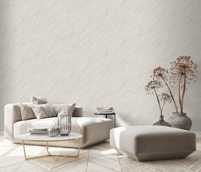 Erismann Opus Calore Vinyl Wallpaper - Beige