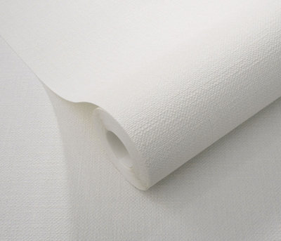 Erismann Opus Dolce Linen Weave Wallpaper - Cream