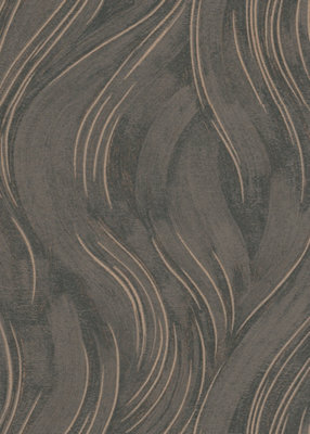 Erismann Opus Piano Structured Vinyl Wallpaper - Brown