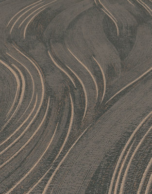 Erismann Opus Piano Structured Vinyl Wallpaper - Brown