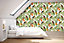 Erismann Paradiso Tropical White & Multicoloured Wallpaper 6302-07