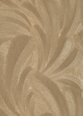 Erismann Plume wallpaper in Gold