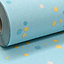Erismann Teal Yellow White Spots Dots Textured Childrens Wallpaper 7353-18