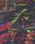 Erismann Tropical Palm Leaf Leaves Jungle Wallpaper Vinyl Botanical Greenery Multi Colour 10081-08