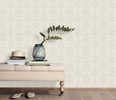 Erismann Versailles Felicite - Luxury Vinyl Wallpaper Cream