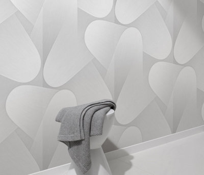 Erismann Wallpaper Allure light grey