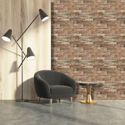 Erismann Wallpaper Authentic Wood Beige Realistic Effect Wallpaper