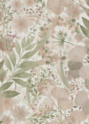 Erismann Wallpaper Secret Grove pink