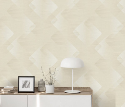 Erismann Wallpaper Vertex beige