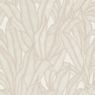Erismann Zanzibar Leaf Cream Floral Wallpaper 10371-26