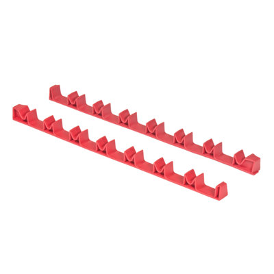 Ernst 14 Tool 'No Slip' Low Profile Screwdriver Rail Set Red 6040