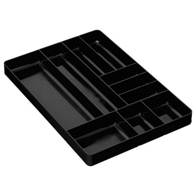 Ernst Tool Organiser Tray Black 10 Compartments 5011