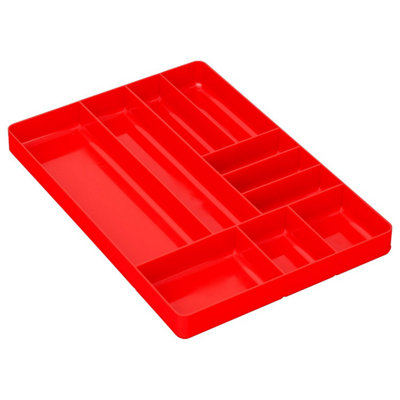 Ernst Tool Organiser Tray Red 10 Compartments 5010