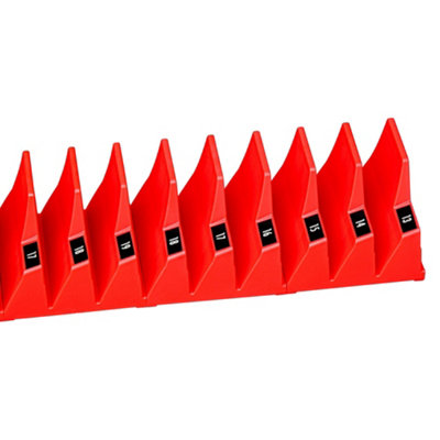 Ernst Wrench Pro 20 Tool Spanner Storage Organiser Red 5402