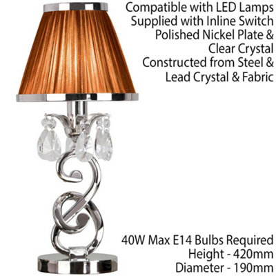 Small traditional store table lamps