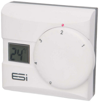 ESI ESRTD2 Electronic Room Thermostat with LCD Display for Ultimate ...