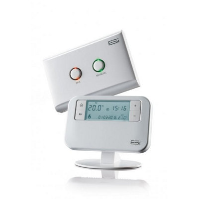 ESi Wireless Programmable Room Thermostat Boiler Plus Compliant Open Therm  | DIY at Bu0026Q