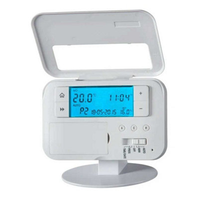 ESi Wireless Programmable Room Thermostat Boiler Plus Compliant Open Therm  | DIY at Bu0026Q