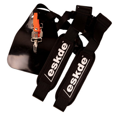 Petrol Backpack Brush Cutter Strimmer Grass Trimmer Garden 52cc 2 Stroke Kit