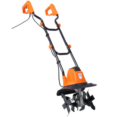 eSkde Electric Tiller Rotavator Cultivator for the Garden. Powerful 1050W motor for Ground Preparation Vegetable Patch