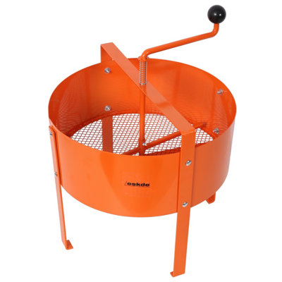 Eskde Manual Rotary Soil Sieve Heavy Duty Hand Crank Compost Riddle