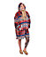 Eskimo Sherpa Lined Blanket Fleece Hoodie Multi